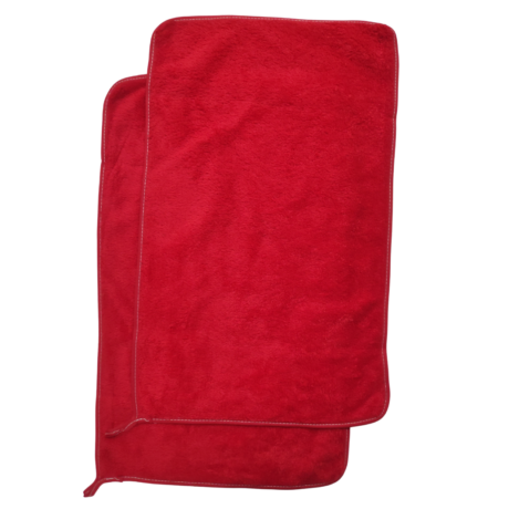 Microfiber Hand Towel Red